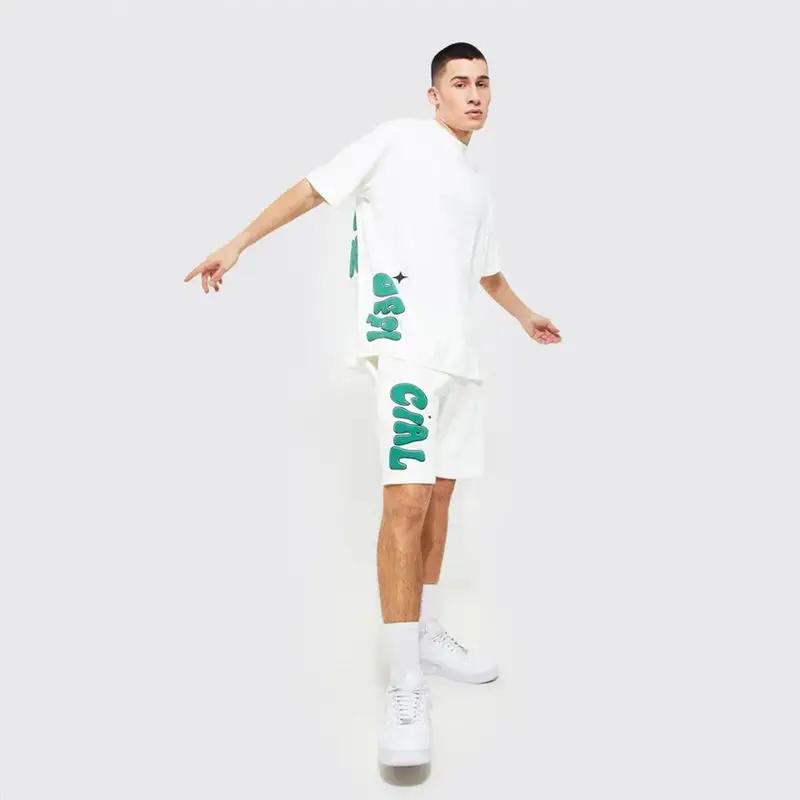 Summer Men&prime;s Shirt Shorts Set Plain Casual Towel Fabric Shirt Vacation Beach Clothing Outfit Two Piece Men&prime;s Tracksuit Set
