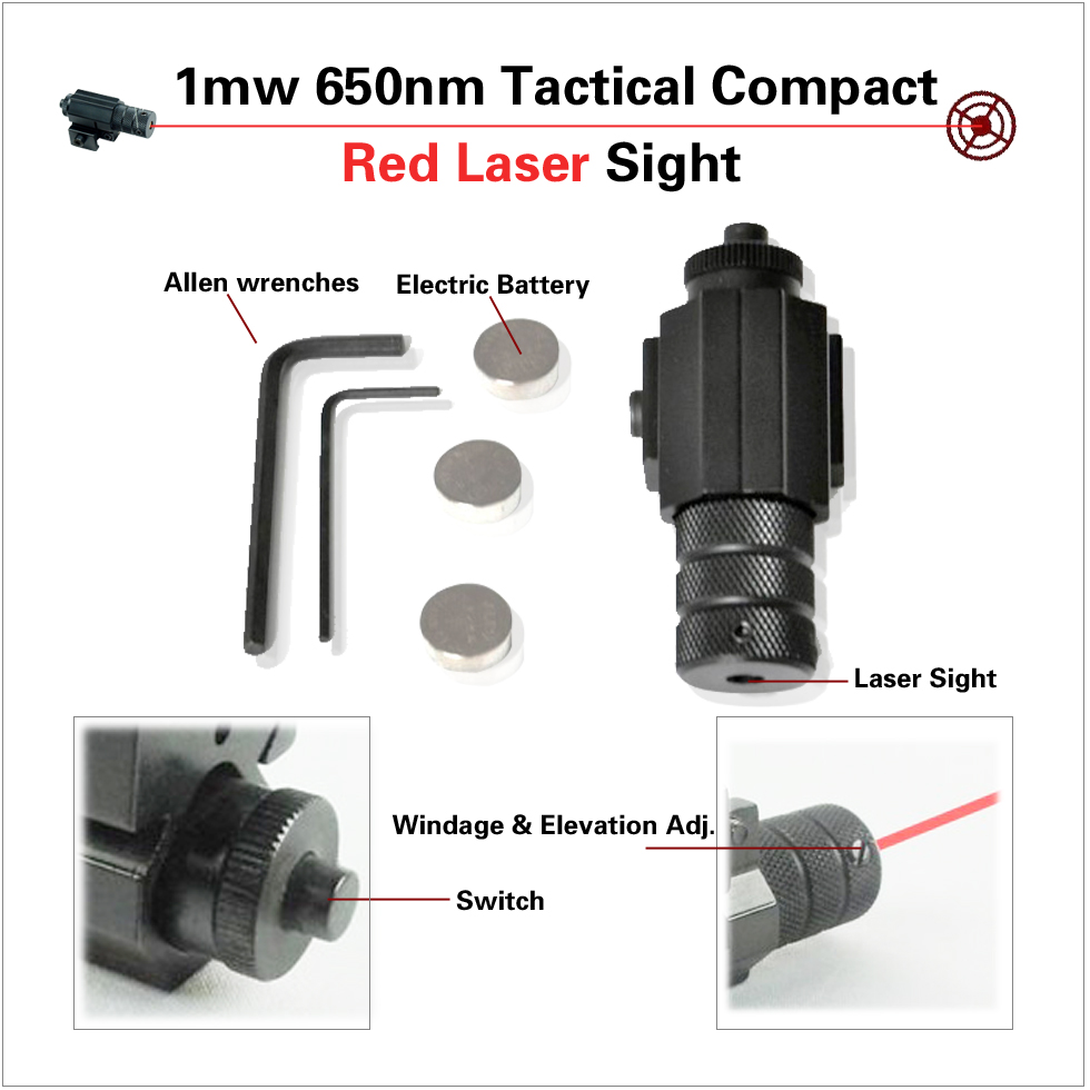 laser sight, red dot sight,Tactical compact red laser sight,tactical red dot sight, Red Laser Sight