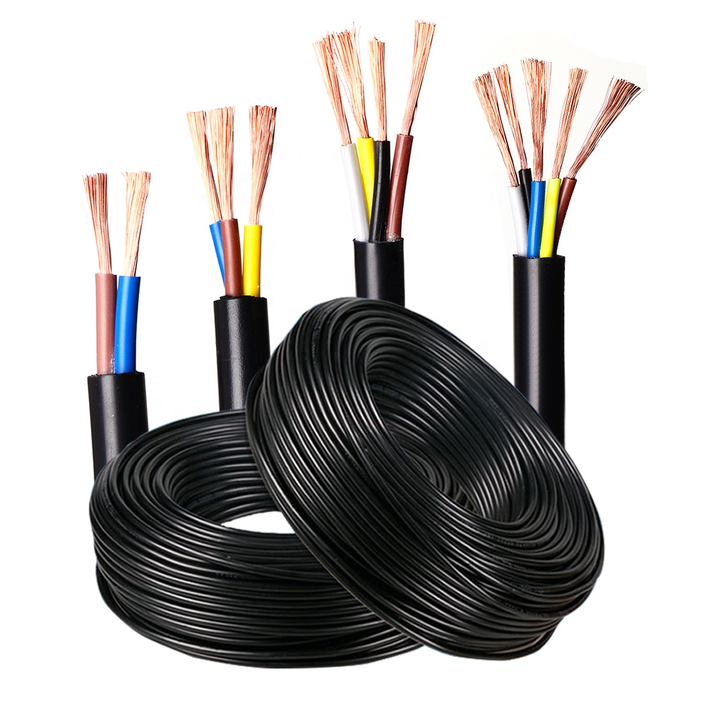 PVC Jacketed Electrical Irrigation Cable RVV H07VV-F Flexible Copper Cable