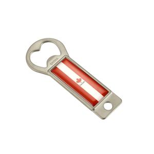Quality Shinny Nickel Plated Zinc Alloy Metal Bottle Opener Keychain wholesale