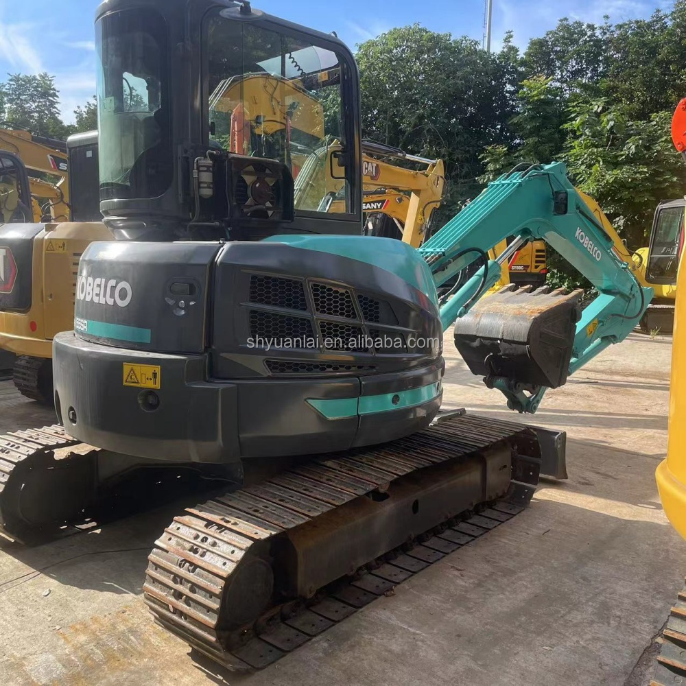 Precision Transformers Used Kobelco SK55 Excavator with Core Components and Performance