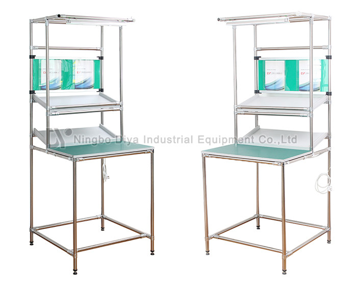 Fire Resistant Production Industries Workbench With Stainless Steel Lean Tube