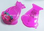 Food Grade Pink Cotton Plastic Candy Containers For Party Favors Customized