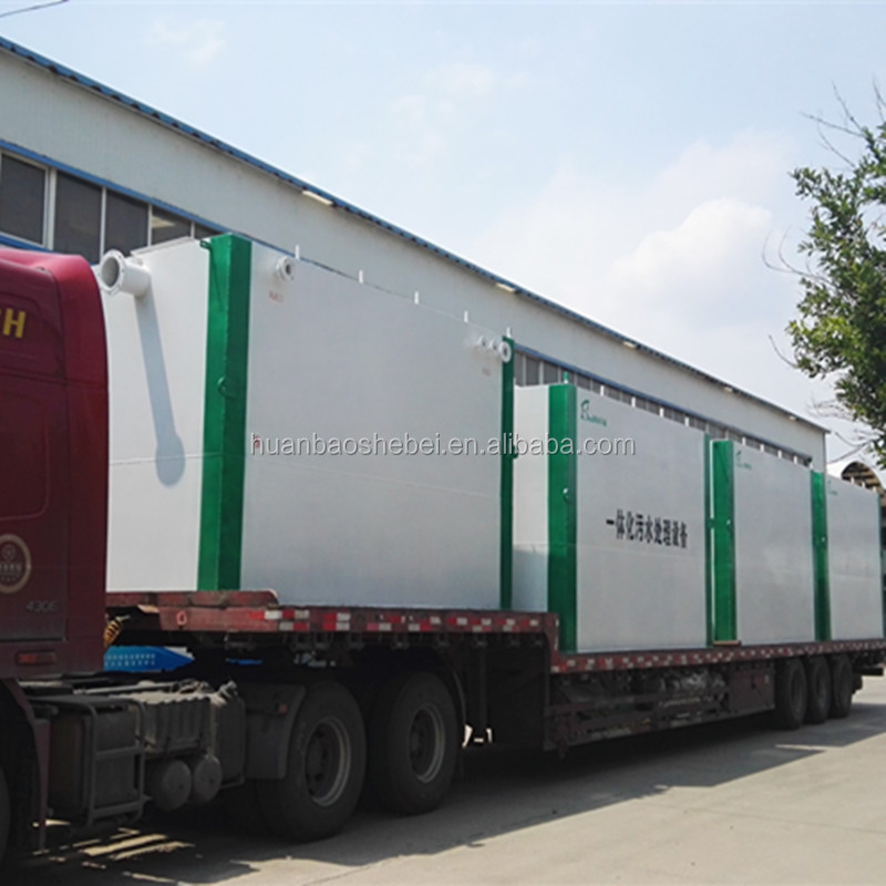 MBR Sewage Treatment Equipment with Mobile Dosing System and Ultrasonic Technology