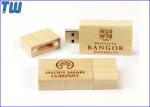 Big Block Thumb Drive Natural Wood Bamboo Material Magnet Connected