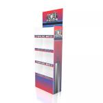 Supermarket Retail Cardboard Shelf Display , POP Floor Display For Water Soda
