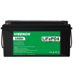 Visench Energy Storage 12V 140Ah RV Lithium Iron Phosphate Battery 12V Lifepo4