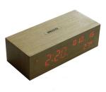 Office Digital LED Wood Clock with Calendar