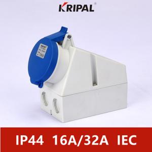 Quality 220V Single Phase 16Amp IP44 Industrial Receptacle IEC Standard wholesale