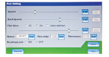 High Precision Automatic Film Applicator Advanced Touch Screen Technology