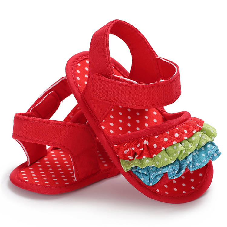 Wish hot soft-sole Lace flower 0-18 months baby Newborn shoes toddler sandals
