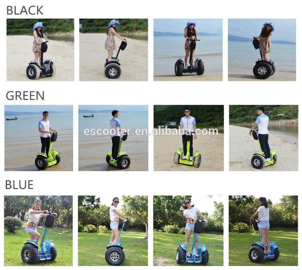 Top quality EcoRider electric chariot X2 , personal transporter off road scooter