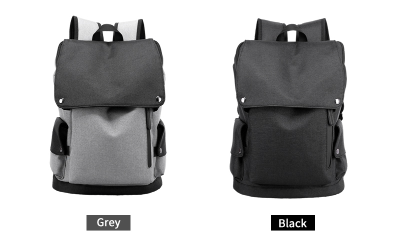 High quality fashion waterproof USB trend men's school bags Laptop Backpack