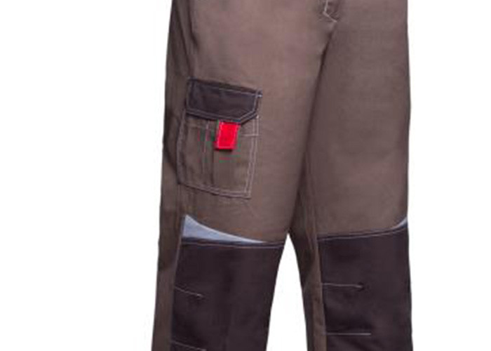 Coffee Contrast Colors Safety Work Clothes / Reflective Safety Workwear