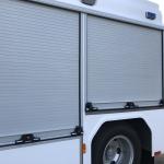 Fire Fighting Car Rapid Roll up Shutter Aluminum Alloy Outdoor Slide Roller