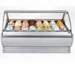 580L No Frost Fast Cooling Ice Cream Display Freezer , -24℃ Cream Fridge Freezer