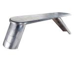 Vintage Style Aluminum Aviator Wing Desk Aviator Office Furniture