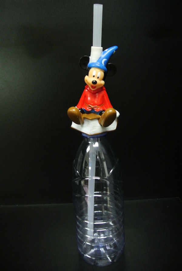 Straw Figures Collectible Vinyl Toys For Kids Water Bottle Disneyland Style