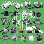 16A 125V Bimetal Bent Terminal Momentary KSD301 Thermostat