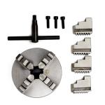 4 Jaws Manual Self Centering Lathe Chuck K12-125mm