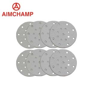 Quality 8 Holes 17 Holes 320 Grit Round Sanding Disc Abrasive Pad Sandpaper disk wholesale