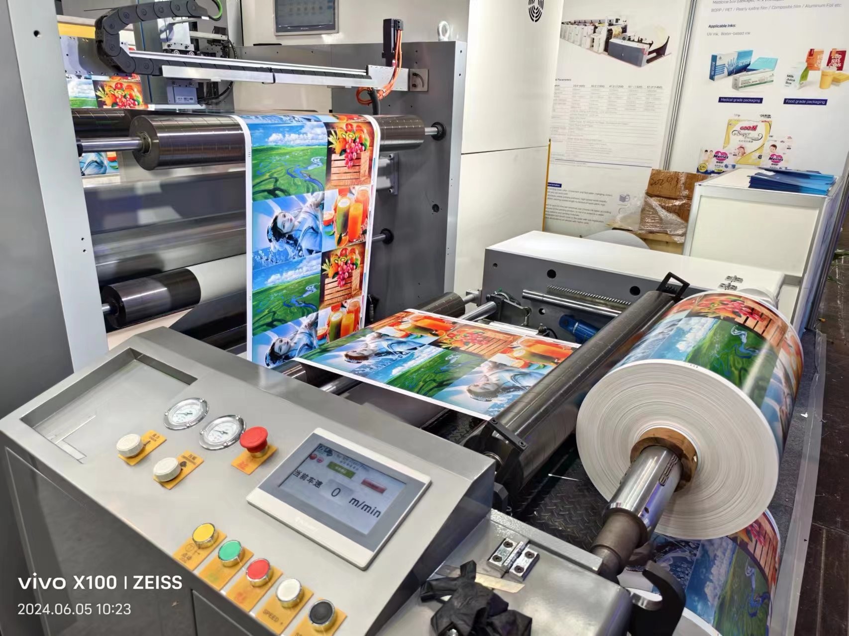 Automatic High Speed Paper Cup Printer Pizza Box Printing Machine Cardboard Printing Machine