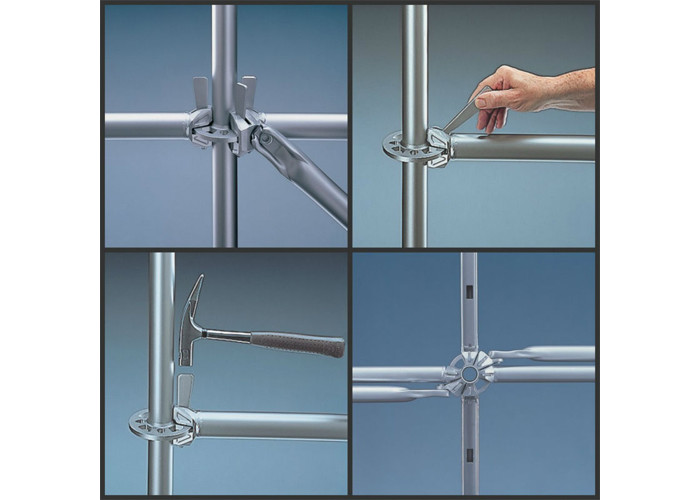 T6 Movable Aluminum Scaffolding Tower Customized Height Working Bench