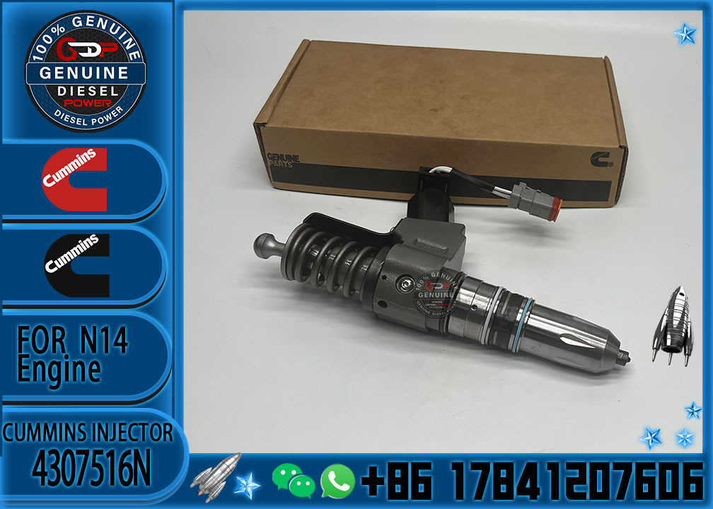 4307516N Common Rail Diesel Fuel Injector 4307795 4307516N For Cummins QSN14 N14