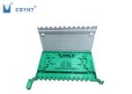 ABS Plastic 24FO Fiber Optic Tray , SC LC FC Adapter Fiber Optic Cassette