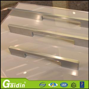 Quality wardrobe contemporary anodized foggy siver aluminum furniture handle wholesale