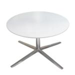 Modern SUS Feet Wood Round 800*500 Coffee Tea Table