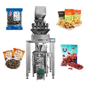 Quality Cashew Nuts Weighing 100g 200g Pillow Packaging Machine PLC Control wholesale