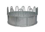 Efficiently Feeding Galvanised Cattle Feeder , Round Bail Feeder For Adult