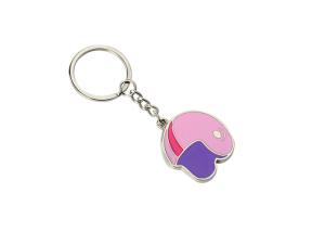 Quality Pantone Enamel Iron Man Helmet Keychain Souvenir Metal Car Keychain wholesale
