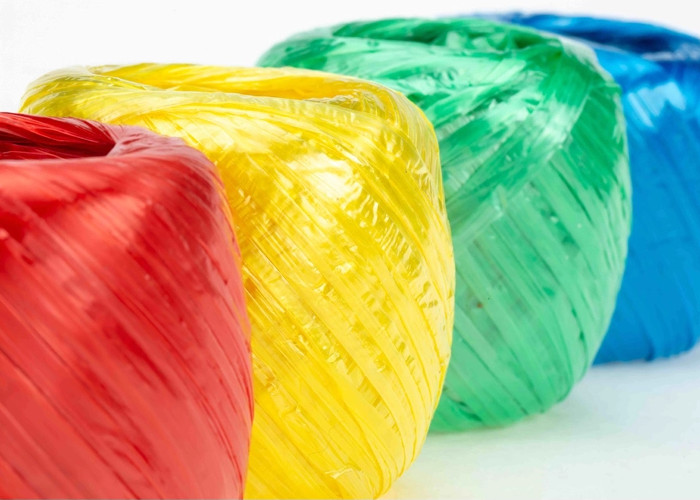 80g 100g Flat Film Plastic PP Raffia String , Baler Twine For Agriculture