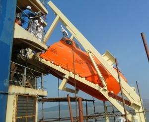 Factory price for Fast rescue boat with davit