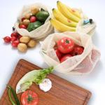 Bpa Free Biodegradable 18x12" Organic Cotton Mesh Bag