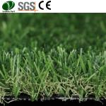 Green Fake Synthetic Grass Tiles For Cricket Pitch Landscaping 4 Colors