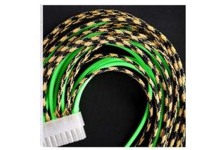 Quality Durable Abrasion Resistance Expandable Cable Sleeving With 0.25mm PET Monofilament wholesale