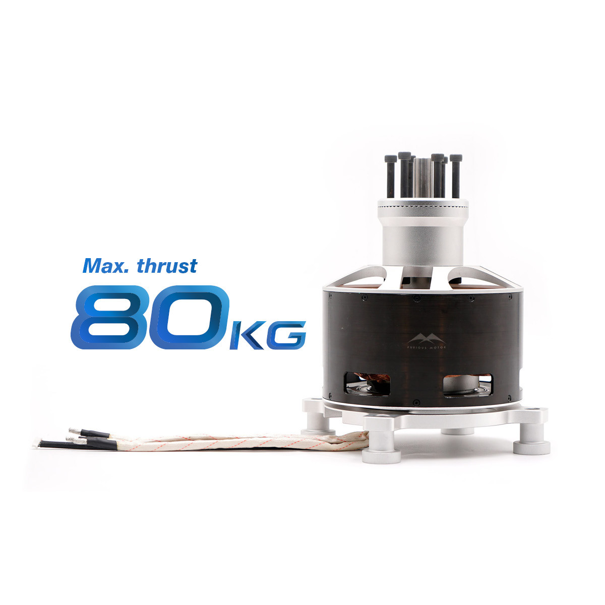 High Power 154120 80kg Thrust Heavy Lift Brushless Motor 90V For Commercial Operations