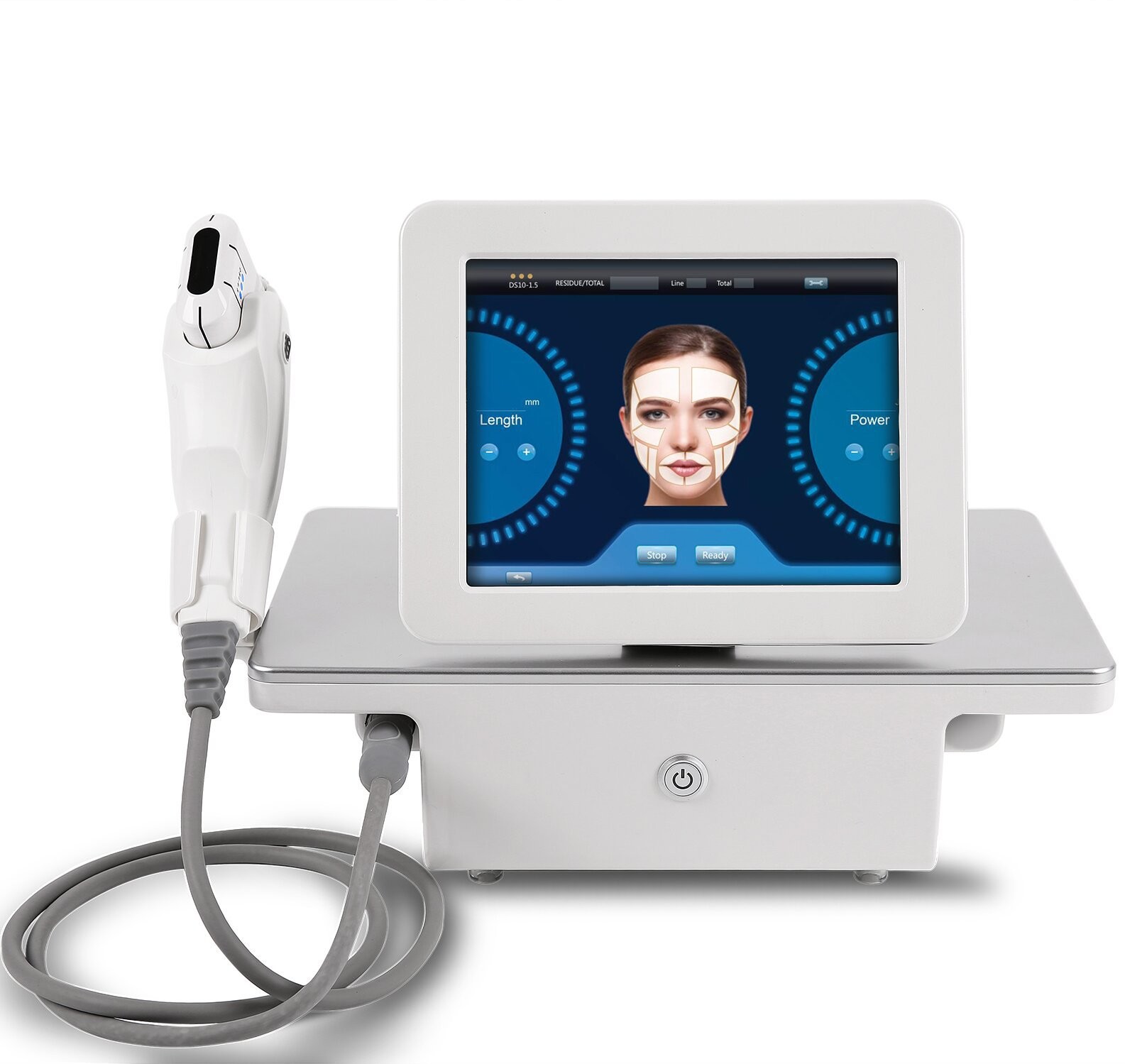 Portable Anti Wrinkle Face Lifting Beauty Machine , ABS Skin Rejuvenation Beauty Device