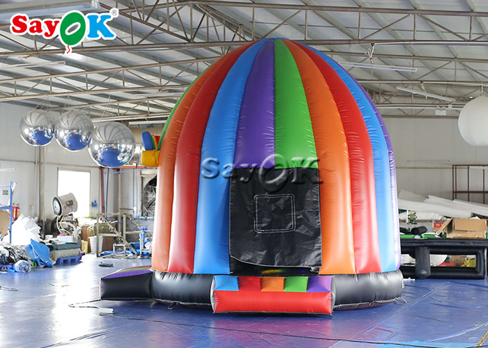 Best Inflatable Tent 5x4x3.8mH Inflatable Disco Dome Bouncy Castle With Magic Lights