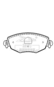 Quality D910 Ford Mondeo Brake Pad C2S17129 Front Ceramic Brake Pads wholesale