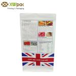 Eight Side Sealed Stand Up Zipper Pouch Bags Plastic Food Grade VMPET BOPP