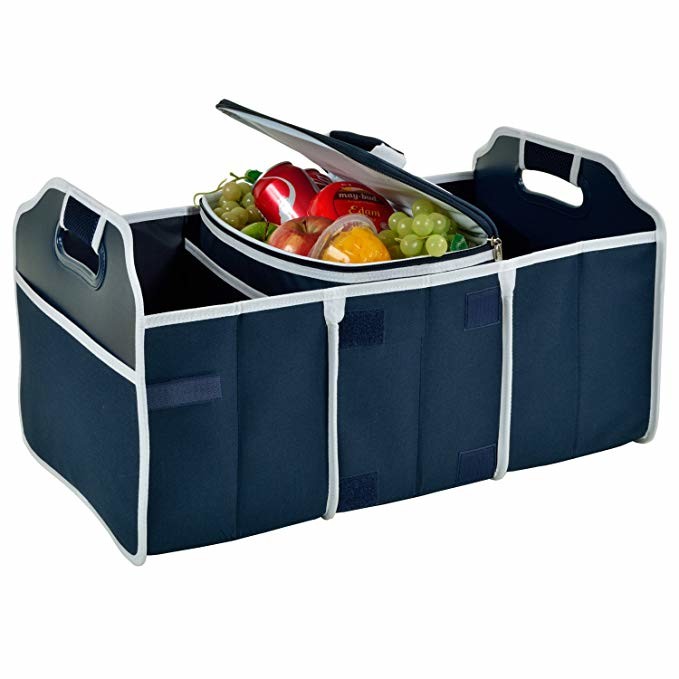 Stylish Car Trunk Organizer Bag / Auto Trunk Storage Containers Eco Friendly