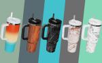 Double Walled Mutifunctional Vacuum Insulated Water Straw Bottle 16 Oz