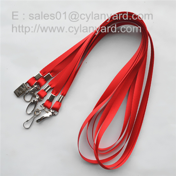Dyed colored polyester neck strap