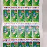 Rectangular Household Essentials Labels CMYK Vinyl BOPP Removable Adhesive