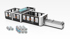 Quality BRT HHT Paper Roll Wrapping Machine 90bags/Min 5 Lanes wholesale