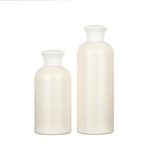 Quality Cosmetic Plastic Toner Bottle 300ml 350ml Transparent Round Plastic Bottle wholesale